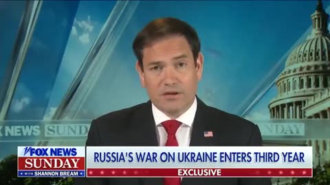 Marco Rubio admits that he's always known that Ukraine cannot achieve its stated goals