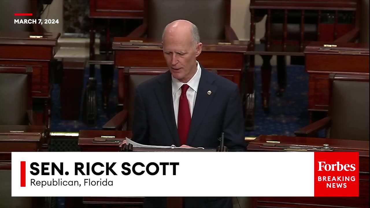 'Debt Fuels Inflation'- Rick Scott Bashes Biden Over Federal Deficit Spending