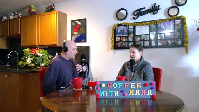 #32 Coffee with Nana. Did Chris just say "the Khazarian mafia"?