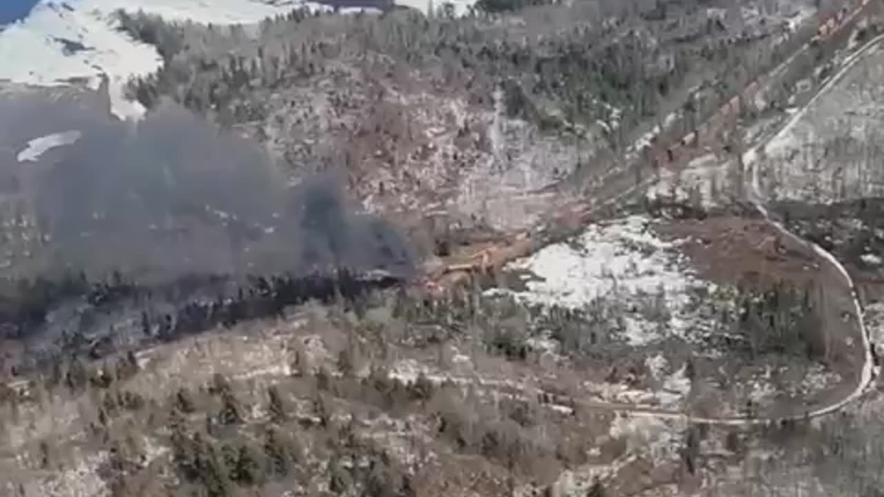 Rockwood Maine - Train Carrying Hazardous Materials Derails & Catches Fire