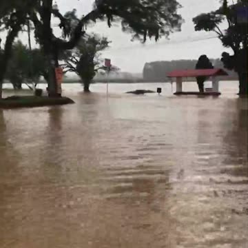 Floods and landslides across Brazil's southern states following heavy rainfall