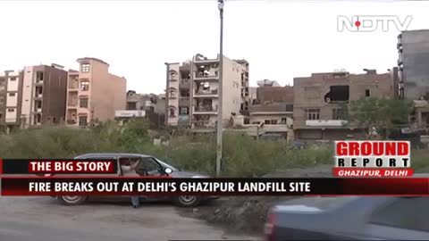 In Video, Massive Fire At Landfill In Delhi