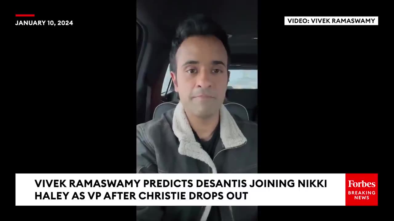 Breaking news : Vivek Ramaswamy Makes shock8ng 2024 Prediction after Chris Christie drops