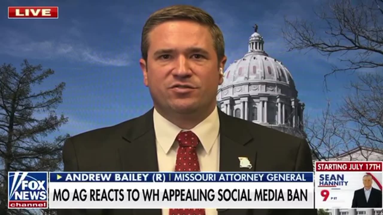 Missouri AG: We’re not going to let the White House or any federal agencies destroy free speech in America