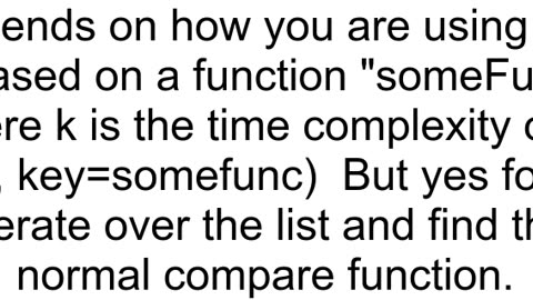 How efficient is Python39s max function