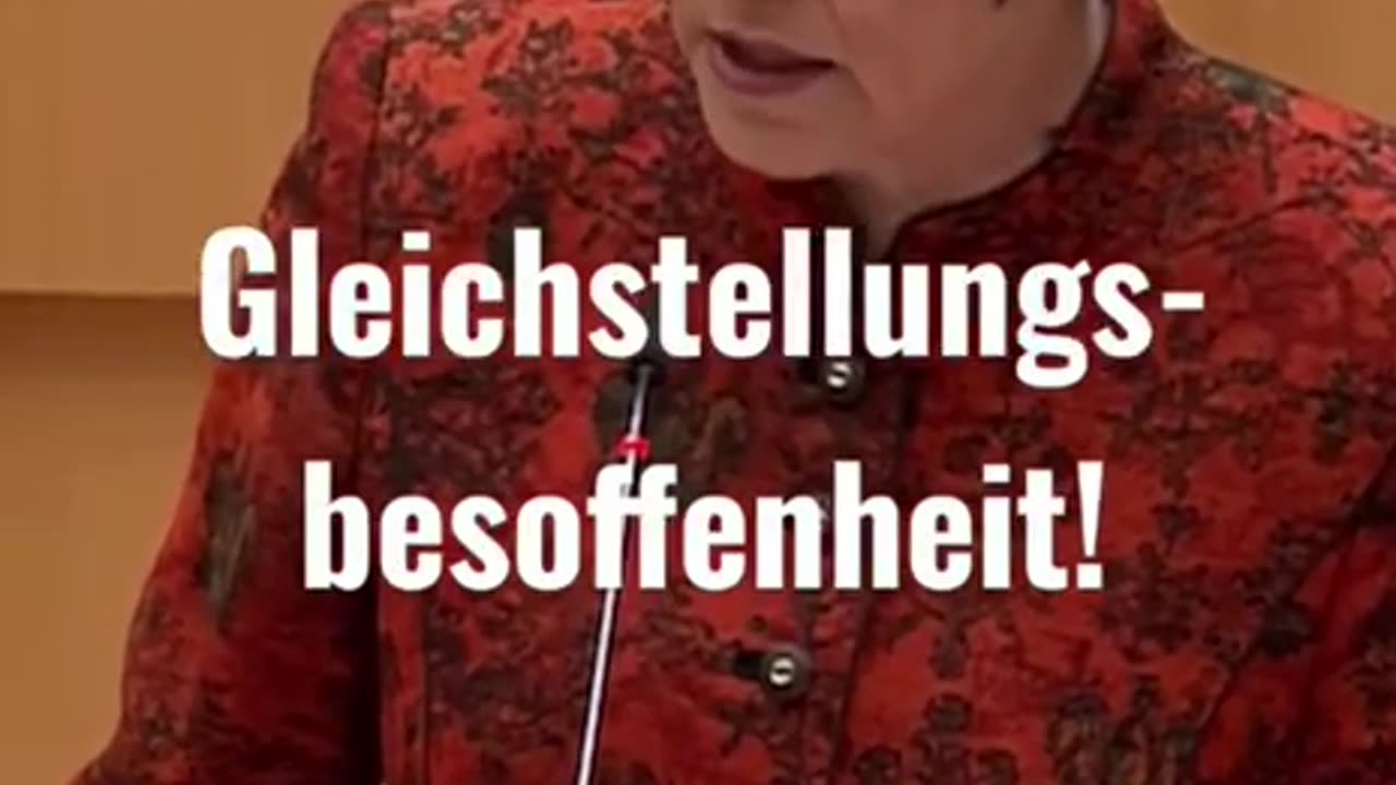 Gleichstellungsbesoffenheit - Christine Anderson spricht Klartext!