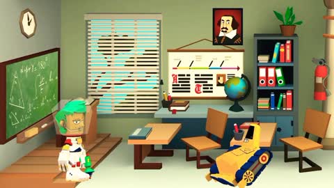 animated school
