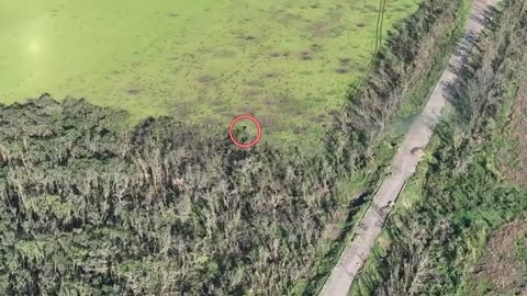 Near Soledar, the occupiers' tank tried to move into a firing position