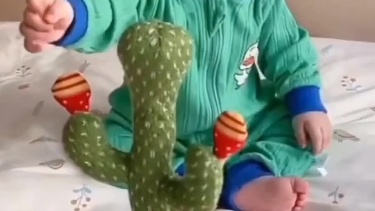 Dancing Cactus Baby Reaction