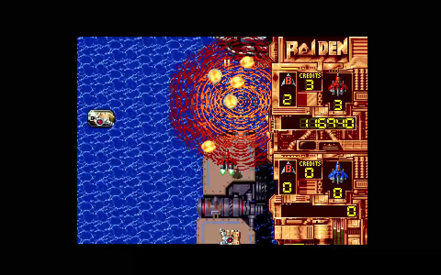 Jogando Raiden para Atari jaguar