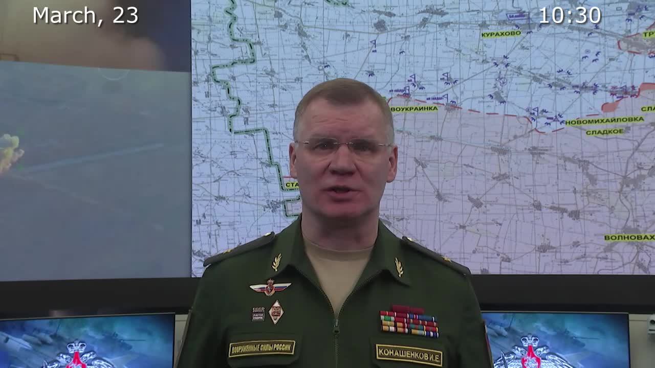 Ukraine War - Briefing by Russian Defence Ministry 23rd March, 2022