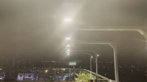 Night view of Islamabad from Rooftop