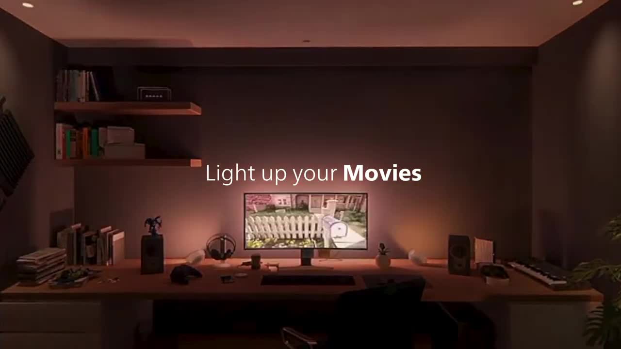 Philips Hue - Tingkatkan pencahayaan di area hiburan Anda!