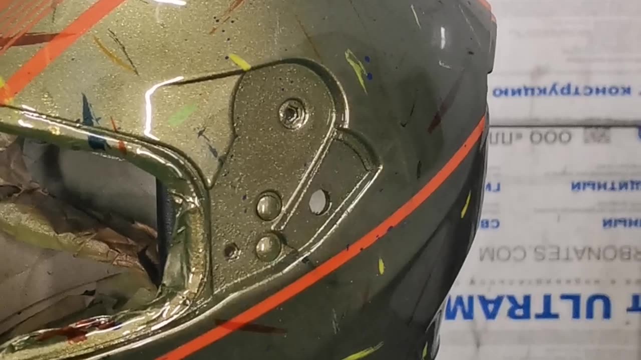 How I painted the helmet