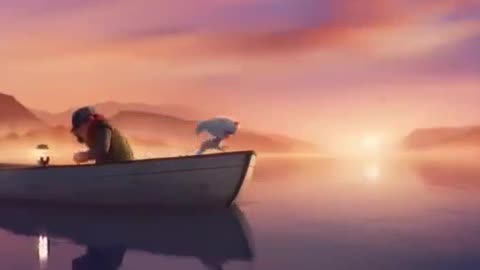 Short animation dog and the fisherman🐕‍🦺