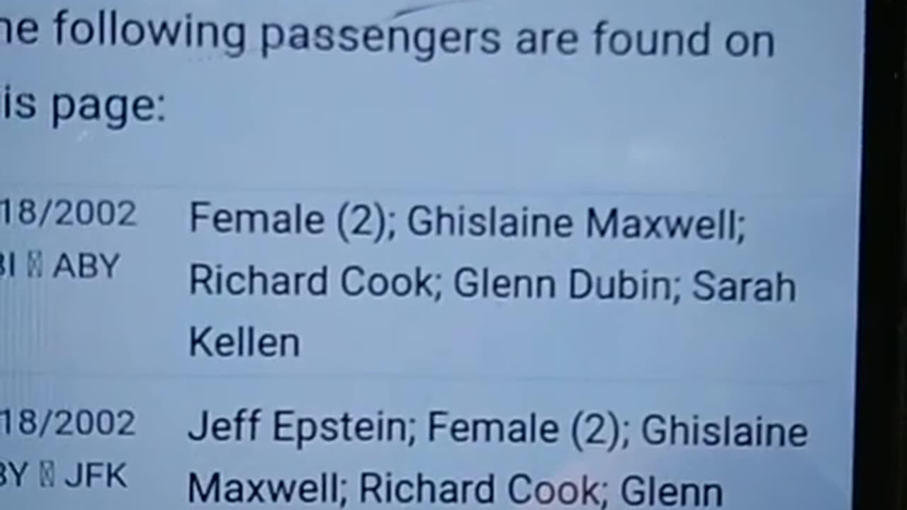 Epstein's Flight Logs are Public