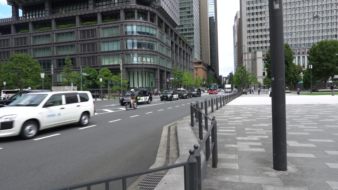 View Outside Tokyo Station