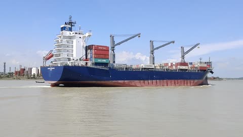 Ship movement in Chittagong port