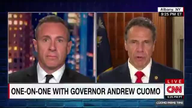 Chris Cuomo softball interview of his brother Andrew Cuomo