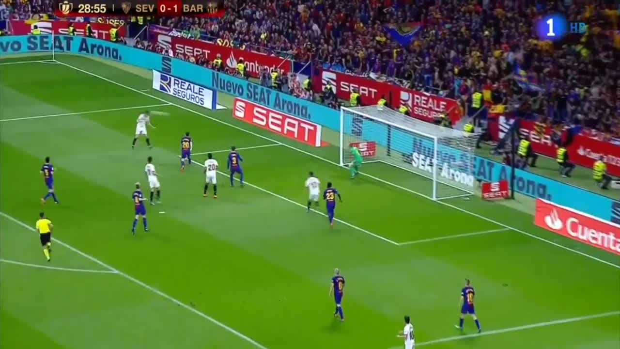 Sevilla vs Barcelona ● All Goals & Highlights HD ● 21/04/2018 - Copa del Rey