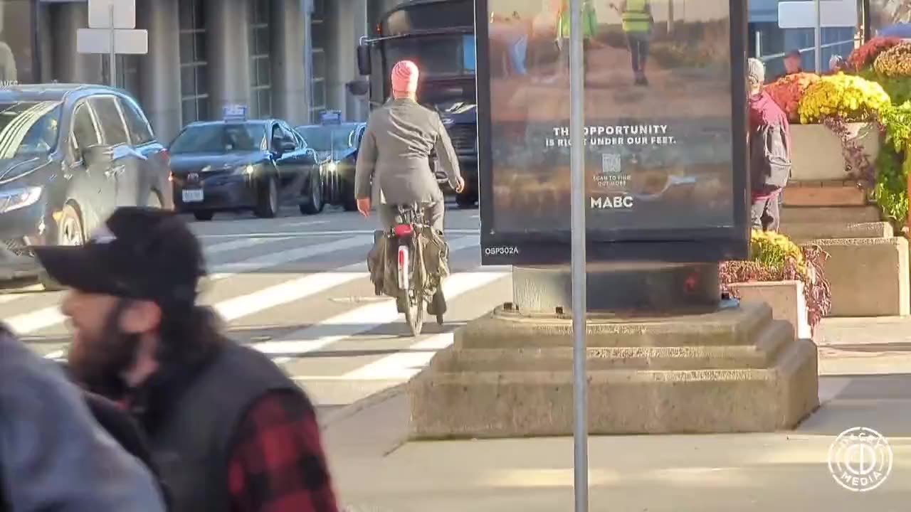 Jagmeet Singh HECKLED on a Bicycle!