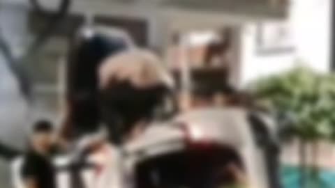 Accidente vehículo en la Salle