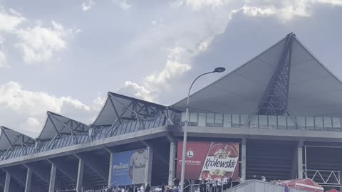 Legia Warszawa stadium before the match.