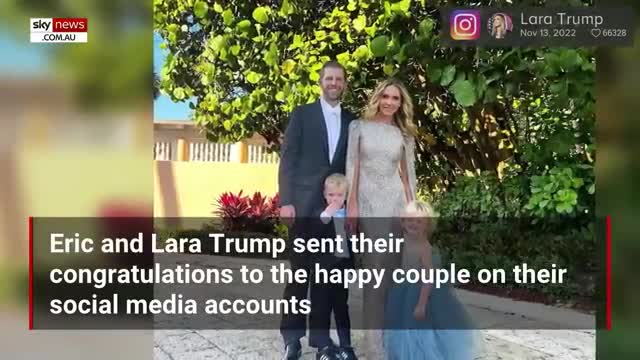 Donald Trump dances with Tiffany during her lavish Mar-a-Lago wedding