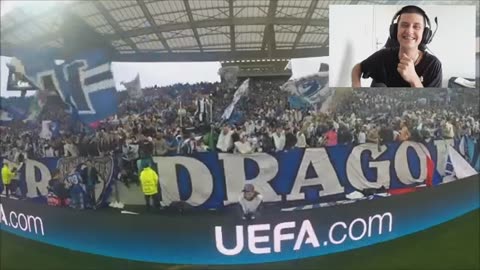 BRASILEIRO REAGINDO A SUPER DRAGÕES DO FC PORTO.