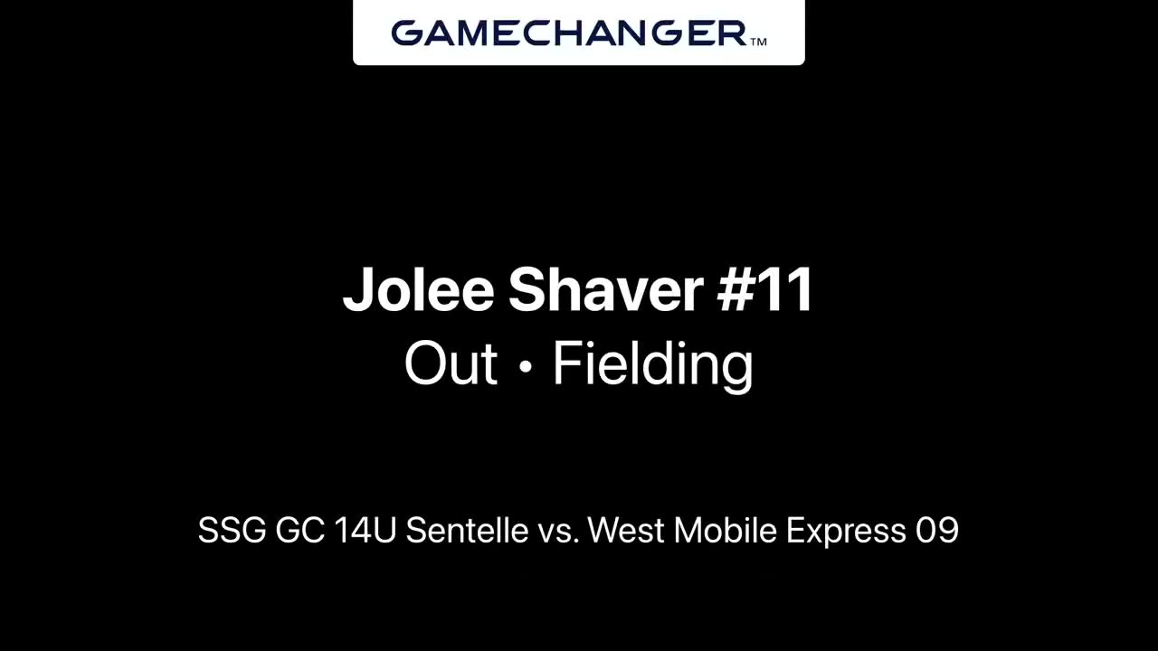 Jolee Shaver SSG softball 14u
