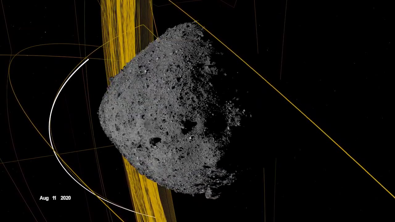 OSIRIS-REx Slings Orbital Web Around Asteroid to Capture Sample | 4K