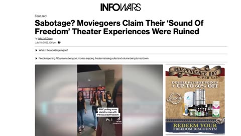 Who's Behind The 'Sound of Freedom' Sabotage in Movie Theaters?