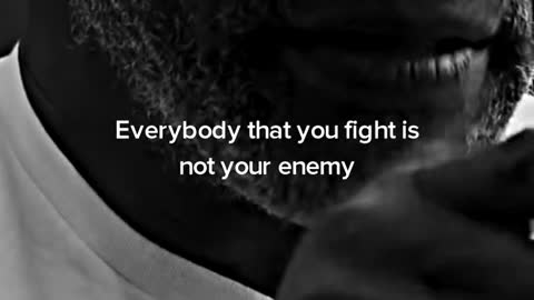 People aren’t always what they seem to be. Spoken by Mike Tyson