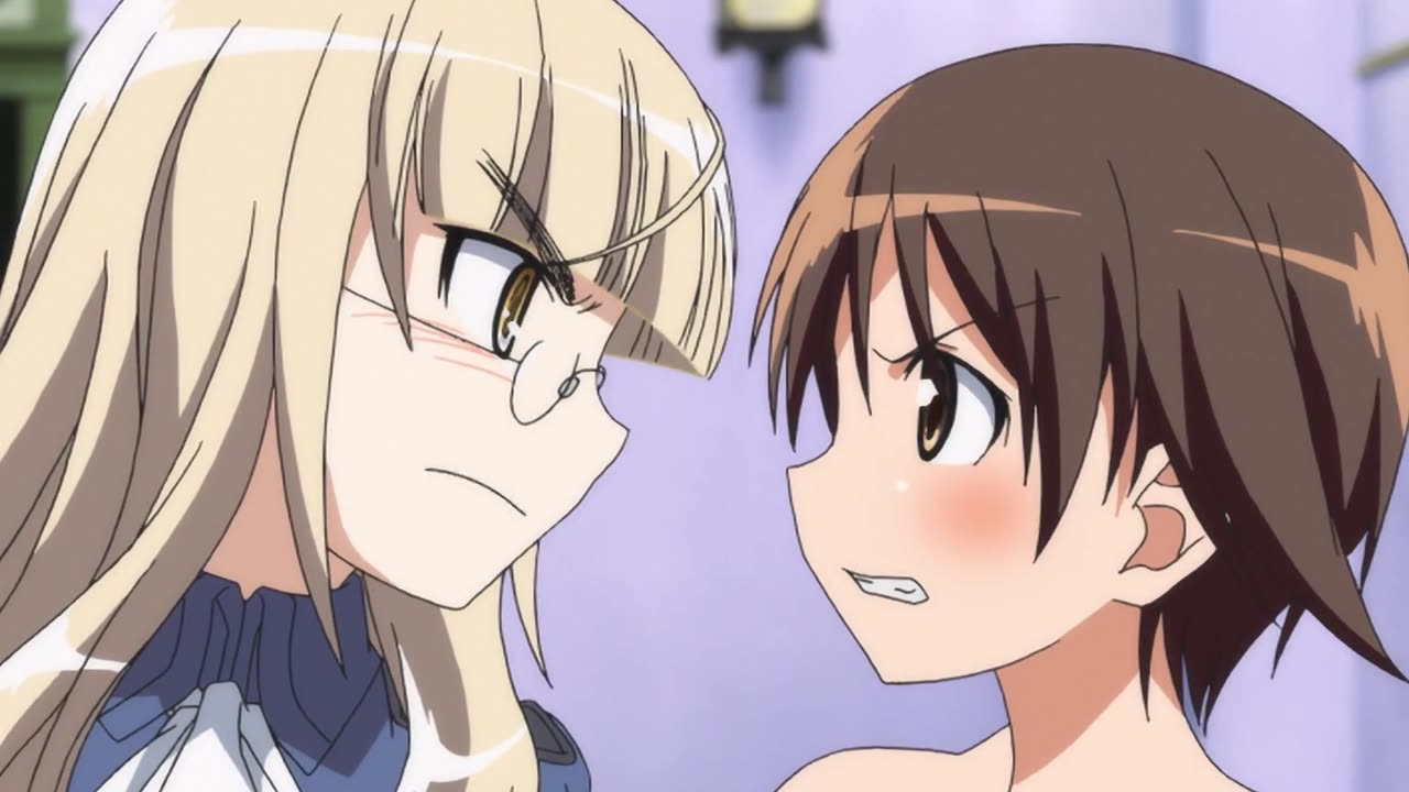 Strike Witches - Perrine and Yoshika's argument