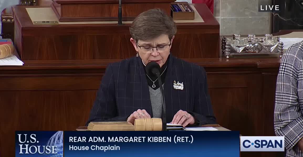 House Chaplain Opens House Session with Prayer and Lecture on Suffering the Anxiety Over Vote