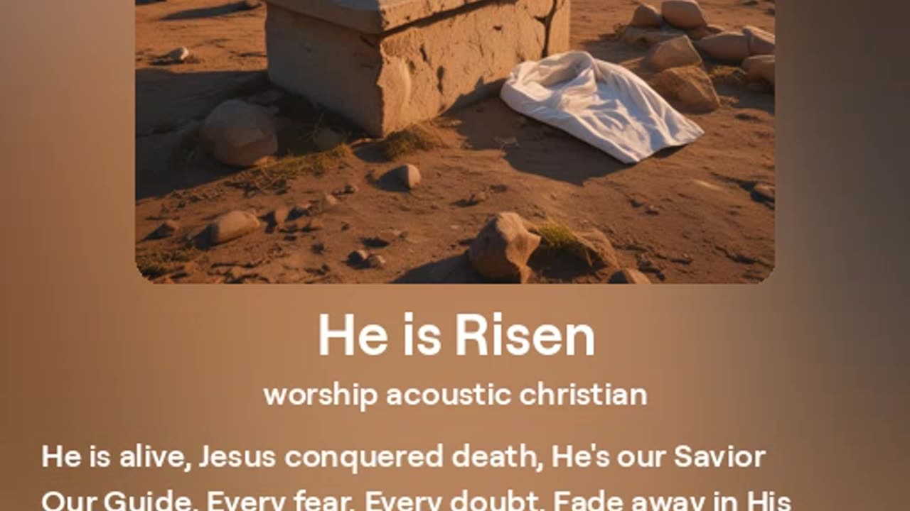 HE IS RISEN - JOHN 20