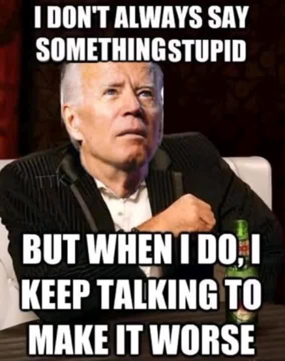 Joe Biden speak up