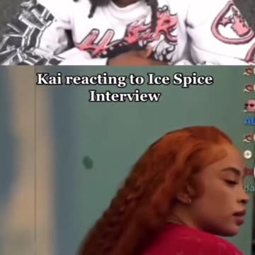 Kai Cenat reacts to Ice Spice Interview #kaicenat #icespice