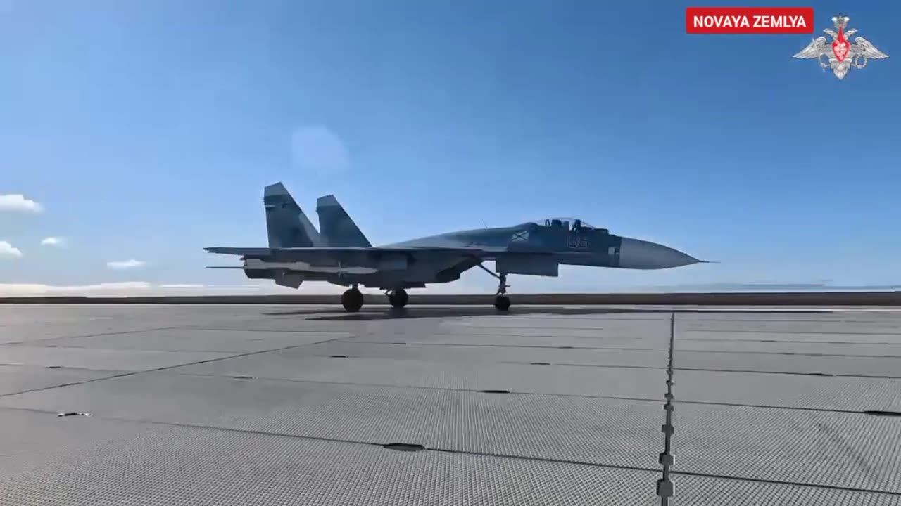 Russian Navy's Fighter Wing in Novaya Zemlya Base: Mig-31K, Su-33, Su-30SM & Su-24M