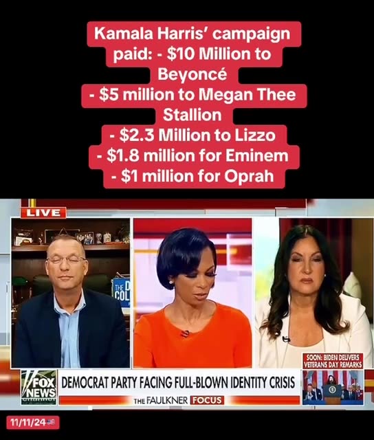 democrats election expense on celebrities