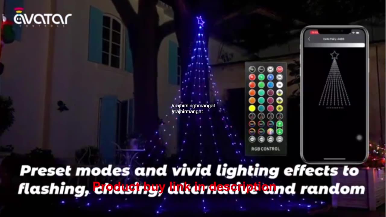 Outdoor Christmas Decorations Lights with Star