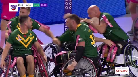 England play Australia in first round of Wheelchair RLWC2021 | RLWC2021 Cazoo Match Highlights