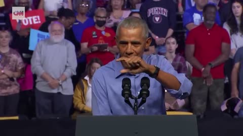 Watch Obama's closing message to voters in Philadelphia