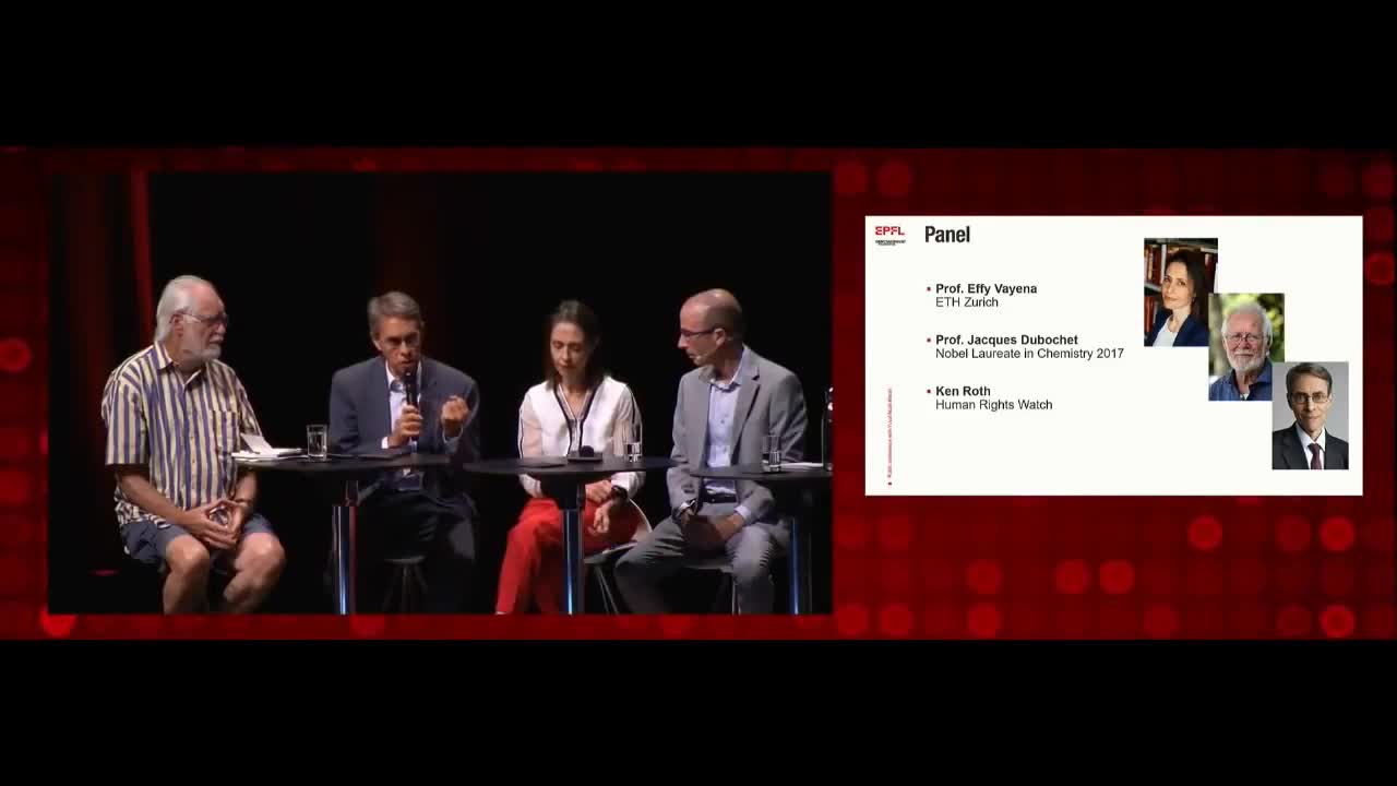 Hacking Humans - Yuval Noah Harari Roundtable at EPFL