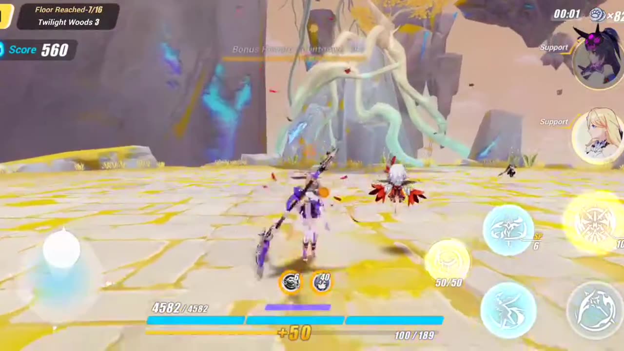 Honkai Impact 3rd - Elysian Realm Dangerous Difficulty W/ Spina Astera Pt 2