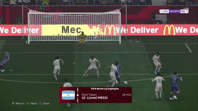 eFootball PES 2021 l The first Group C game FIFA World Cup Quatar 2022 Argentina v Saudi Arabia