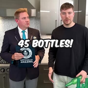Bottle Head Smashing World Record Attempt!