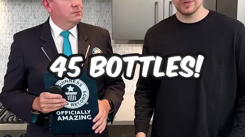 Bottle Head Smashing World Record Attempt!