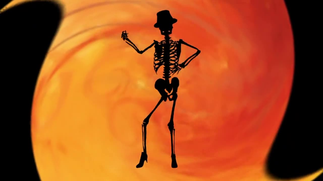 Skeleton dance video