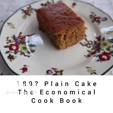 1890s Plain Cake